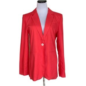 Ellsworth & Ivey SZ L Pink Lightweight Classic Spring Blazer